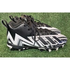 Mens Size 8 Adidas Freak Spark Black White Athletic Football Cleats